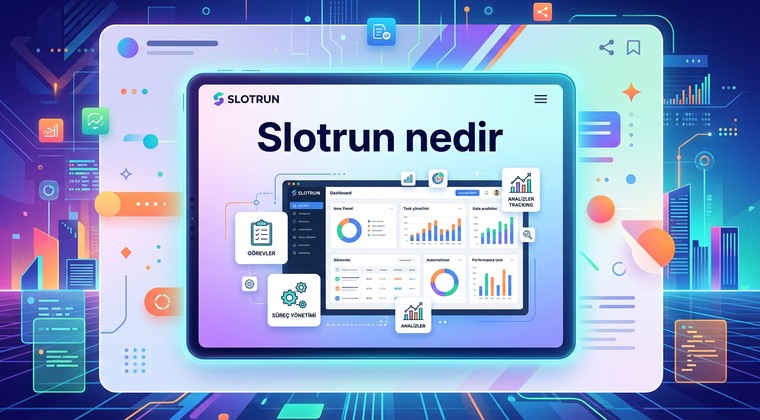 Slotrun nedir yazısının kapak görseli ve platform tanıtımı